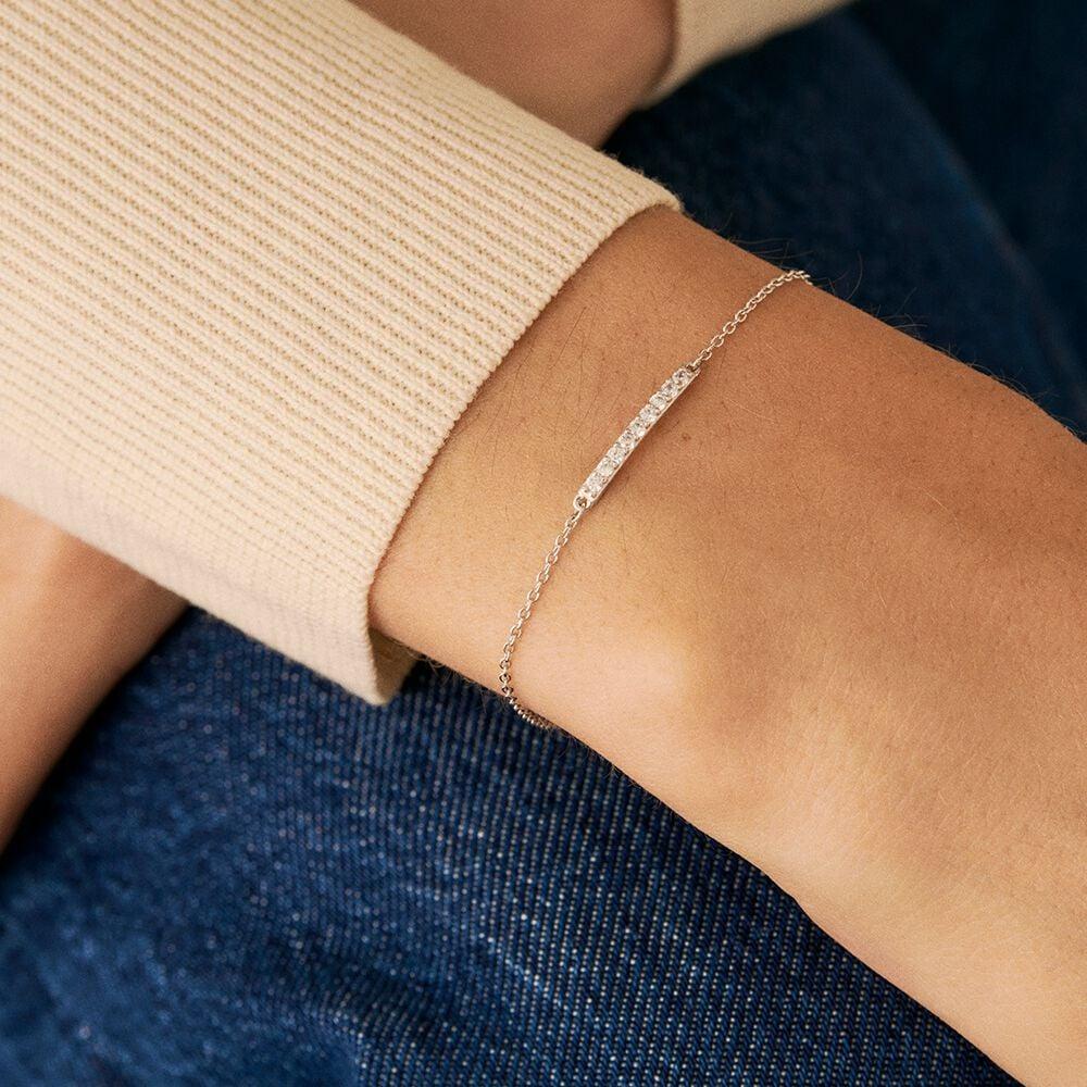 Agatha Bracelet Souple BARSHINE - Cristal / Argenté 02420580-136-TU