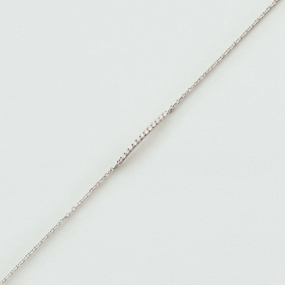 Agatha Bracelet souple BARSHINE - Cristal / Argenté 02420580-136-TU