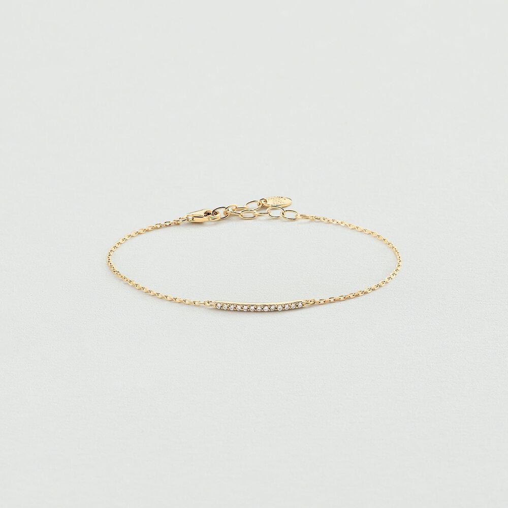 Agatha Bracelet Souple BARSHINE - Cristal / Doré 02490019-137-TU