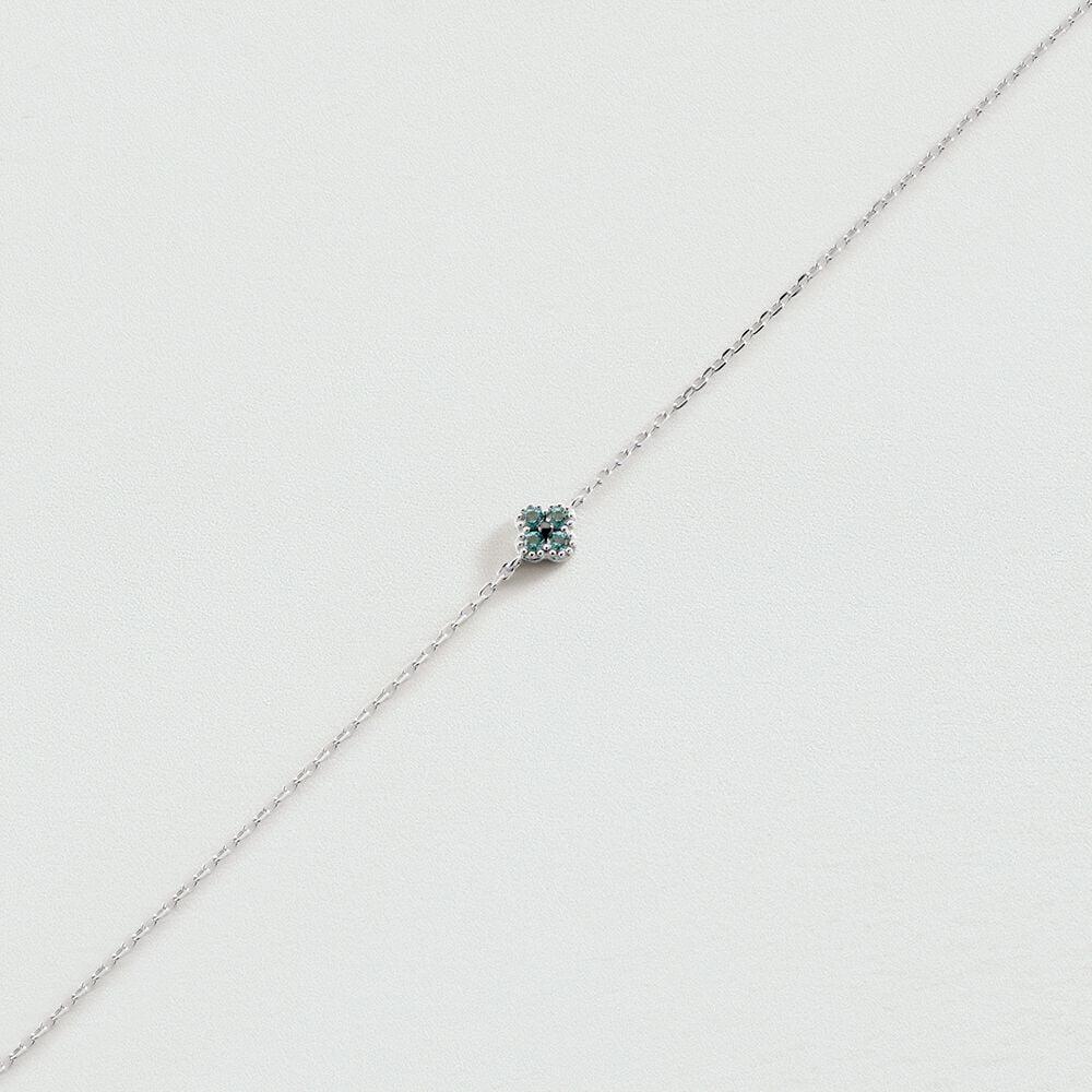 Agatha Bracelet souple BELOVED - Argent / Bleu vert 02420775-708-TU