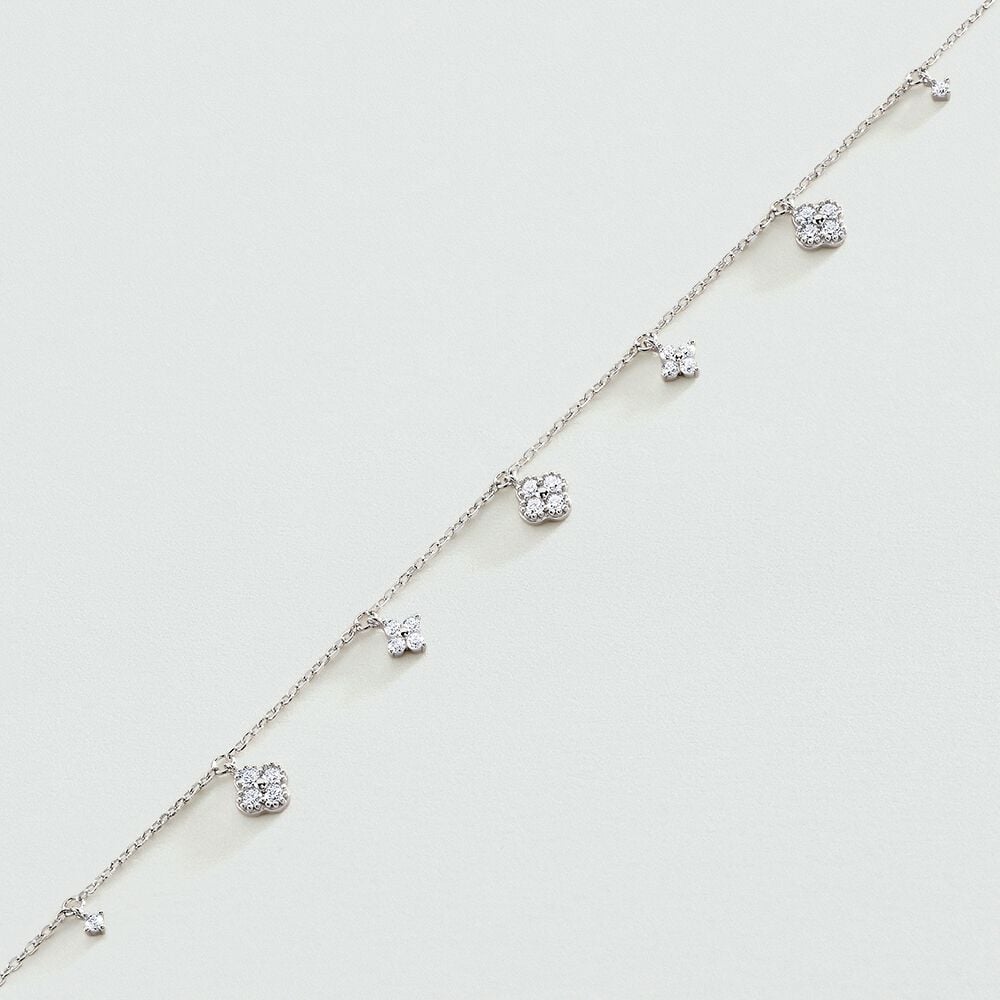 Agatha Bracelet souple BELOVED - Cristal / Argenté 02420744-136-TU