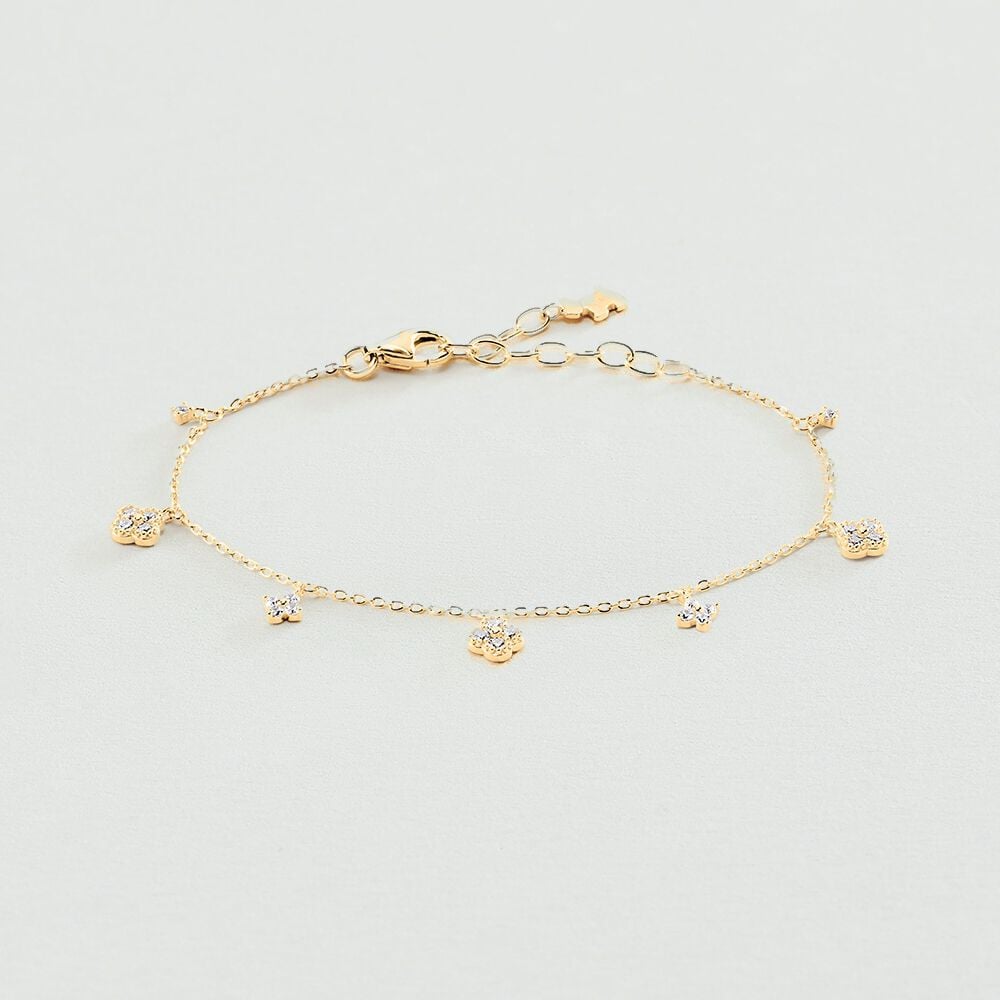 Agatha Bracelet Souple BELOVED - Cristal / Doré 02490073-137-TU