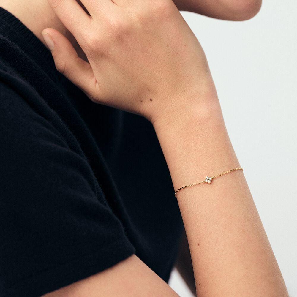 Agatha Bracelet Souple BELOVED - Cristal / Doré 02490403-137-TU