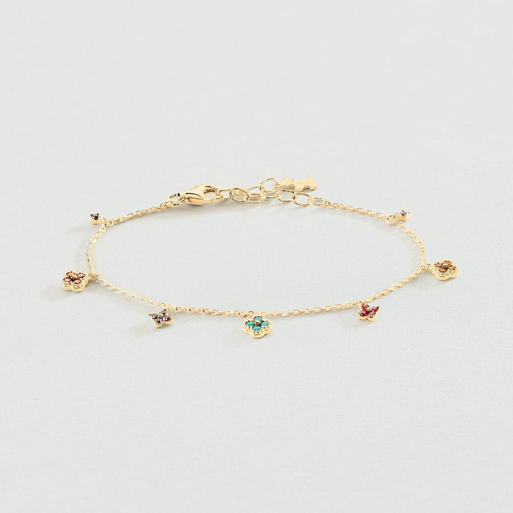 Agatha Bracelet Souple BELOVED - Multicolore / Doré 02490073-256-TU