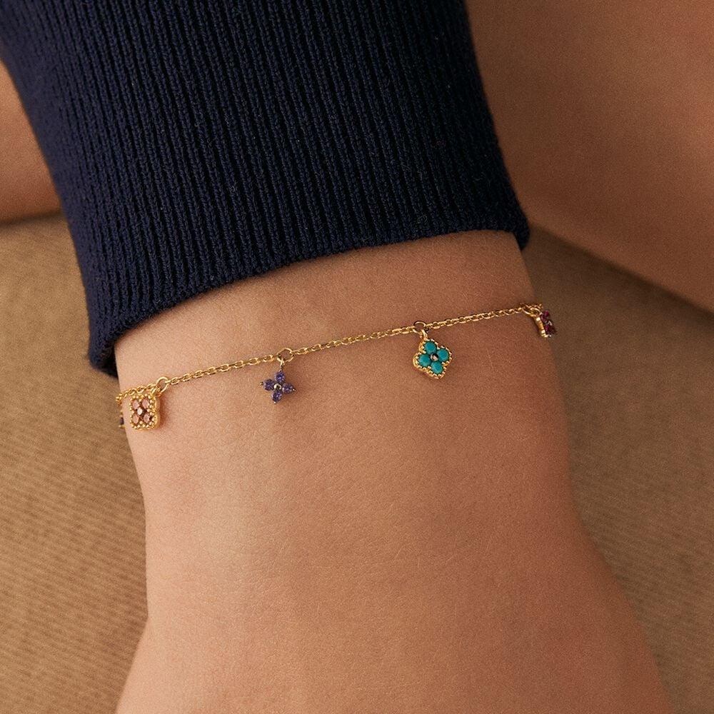 Agatha Bracelet Souple BELOVED - Multicolore / Doré 02490073-256-TU