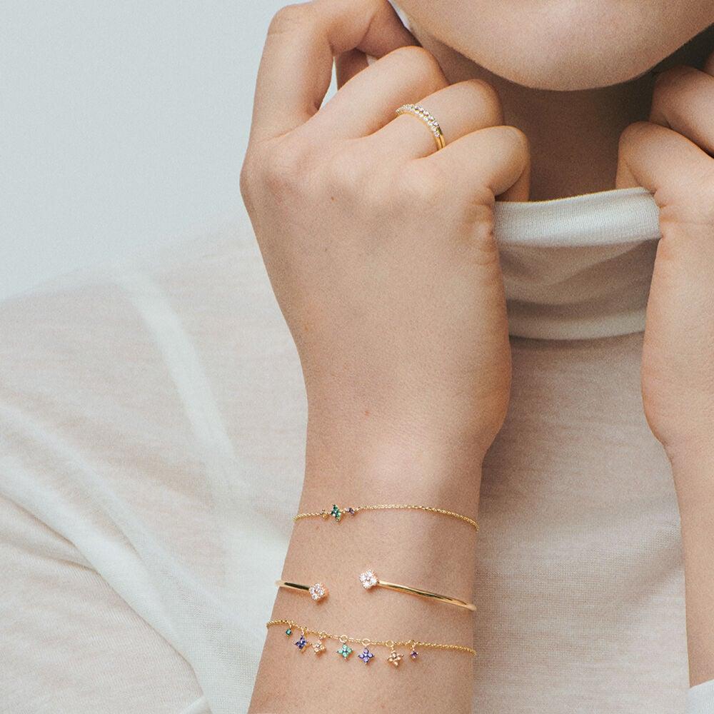 Agatha Bracelet Souple BELOVED - Multicolore / Doré 02490105-256-TU