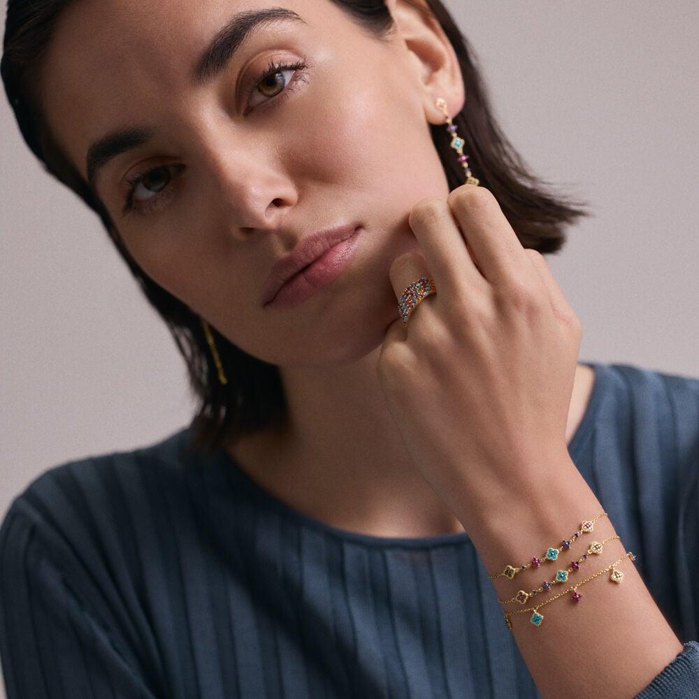 Agatha Bracelet Souple BELOVED - Multicolore / Doré 02490404-256-TU