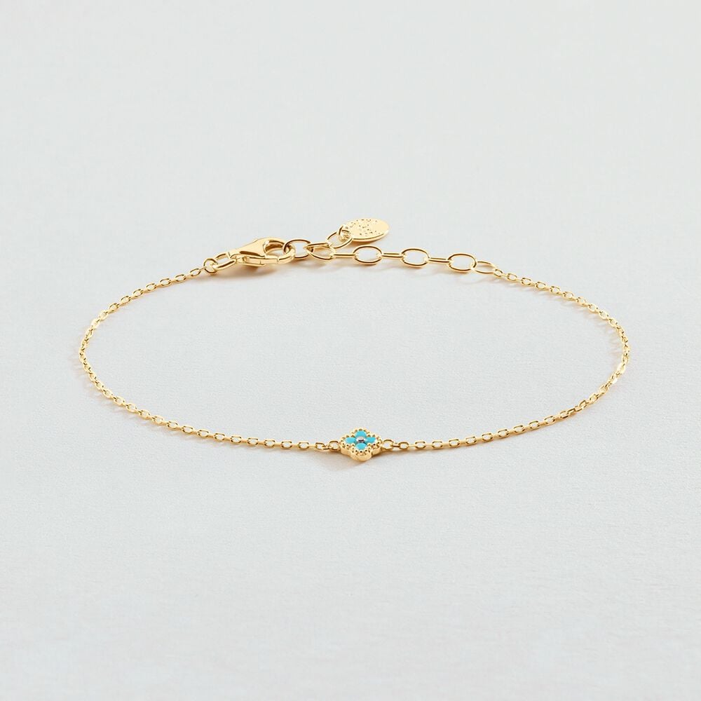 Agatha Bracelet Souple BELOVED - Turquoise / Doré 02490403-731-TU