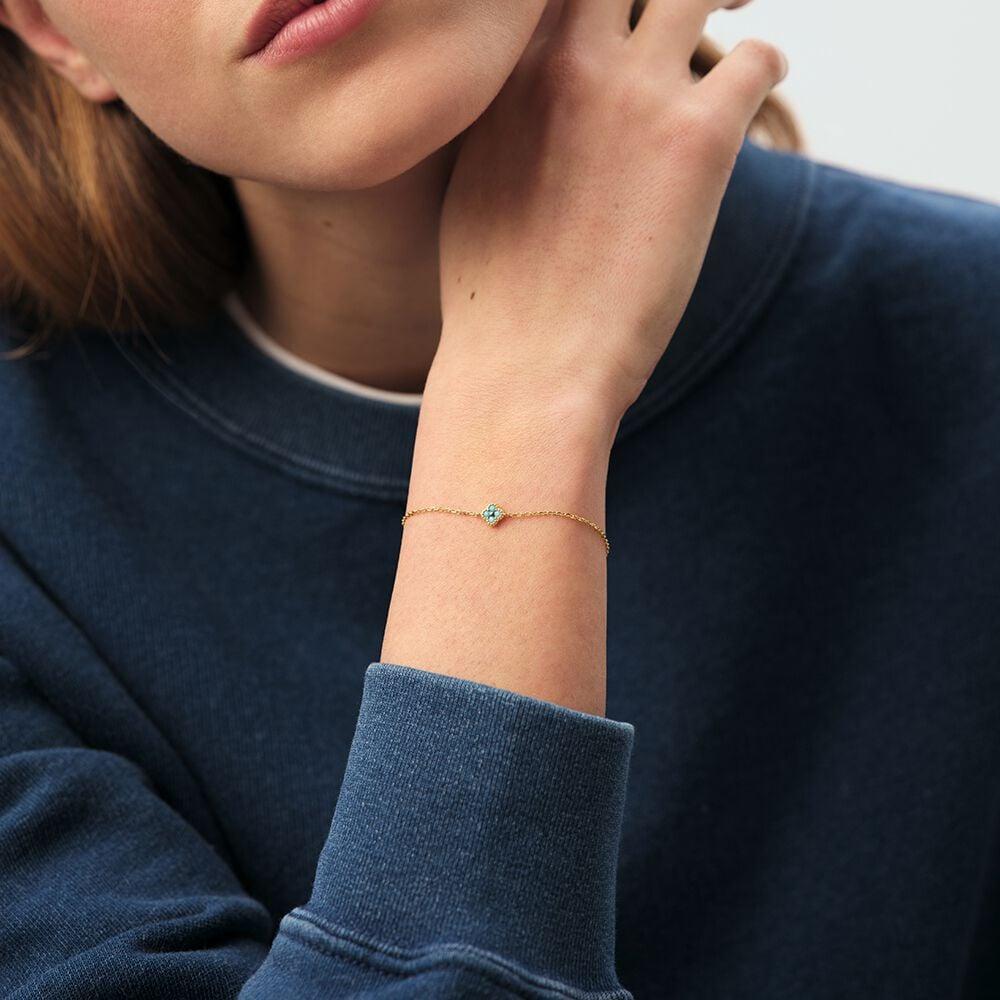 Agatha Bracelet Souple BELOVED - Turquoise / Doré 02490403-731-TU