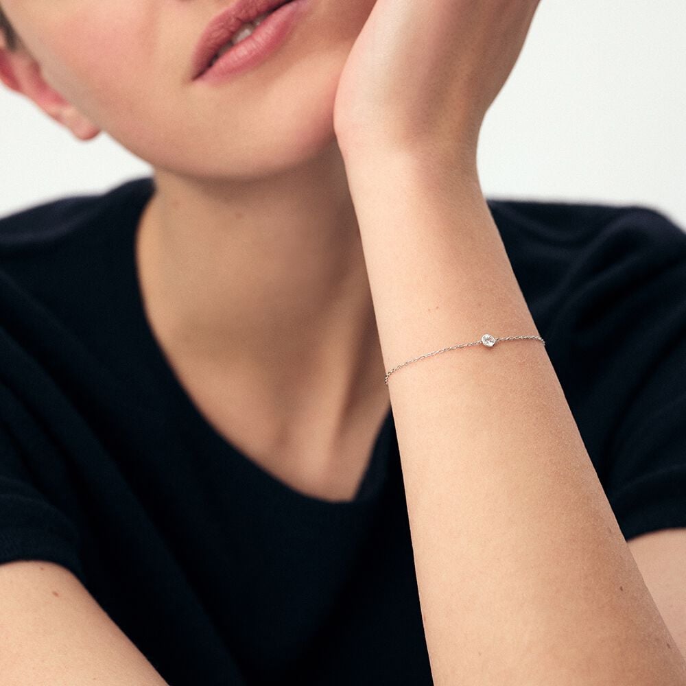 Agatha Bracelet Souple BRILLANT - Cristal / Argenté 02420429-136-TU