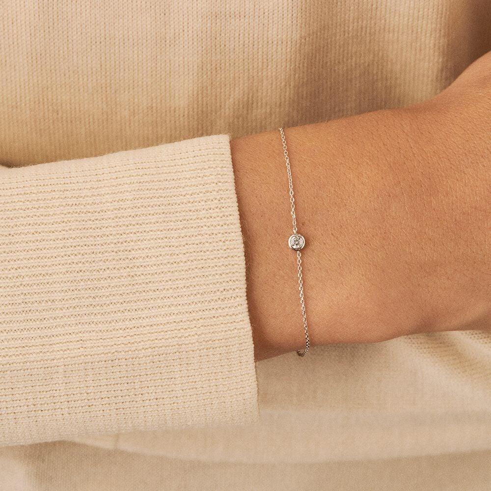 Agatha Bracelet Souple BRILLANT - Cristal / Argenté 02420429-136-TU