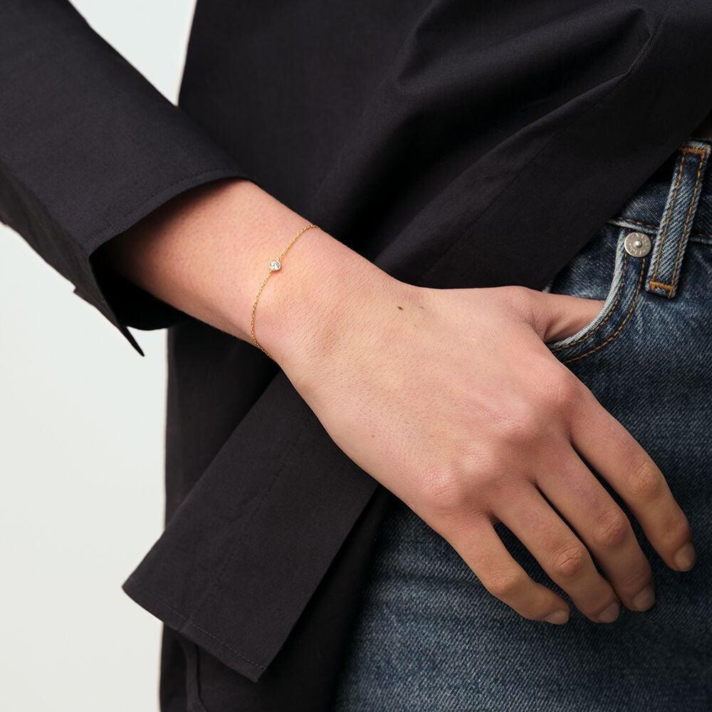 Agatha Bracelet Souple BRILLANT - Cristal / Doré 02490010-137-TU