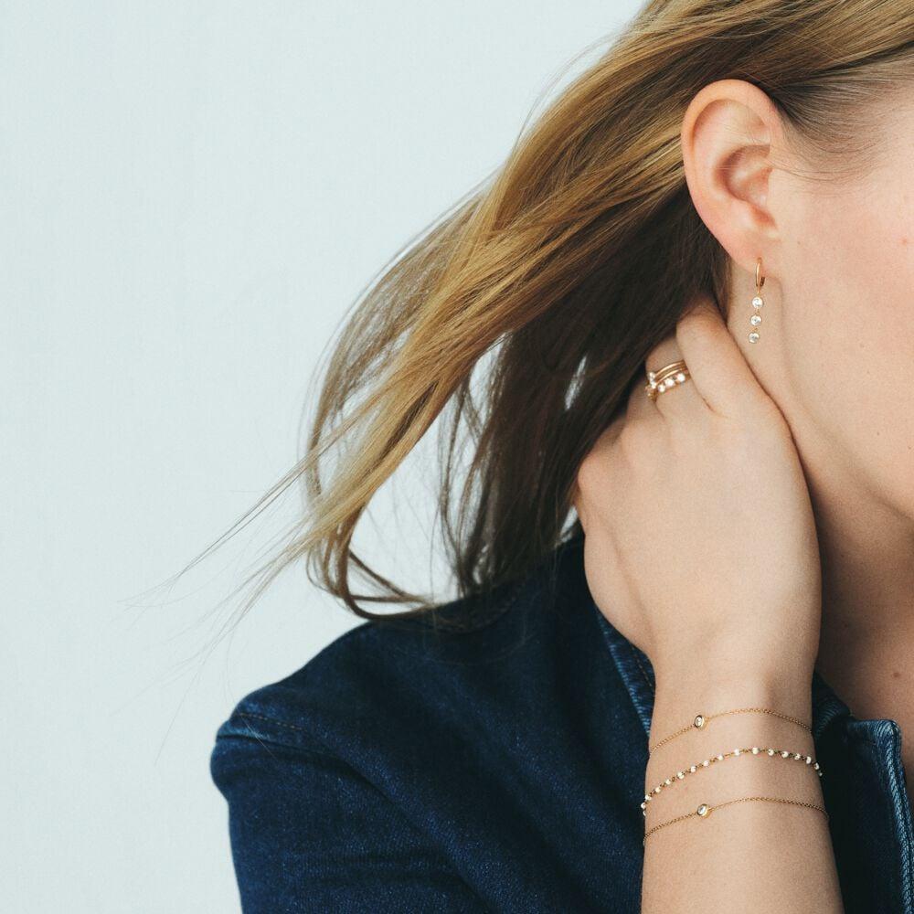 Agatha Bracelet Souple BRILLANT - Cristal / Doré 02490010-137-TU