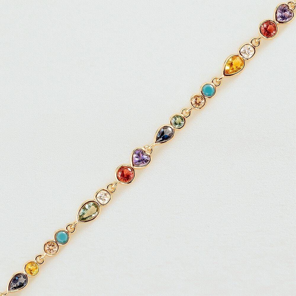 Agatha Bracelet Souple CANDY - Multicolore / Doré 02480341-256-TU