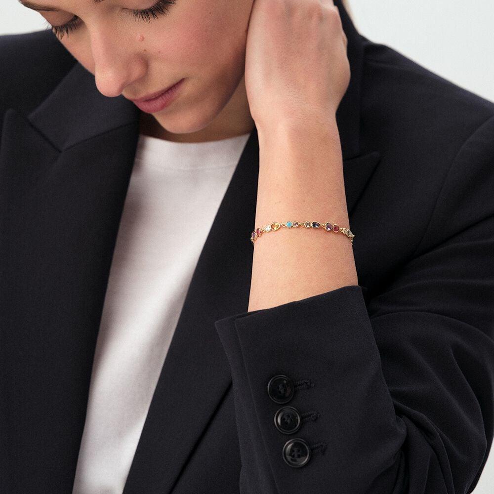 Agatha Bracelet Souple CANDY - Multicolore / Doré 02480341-256-TU