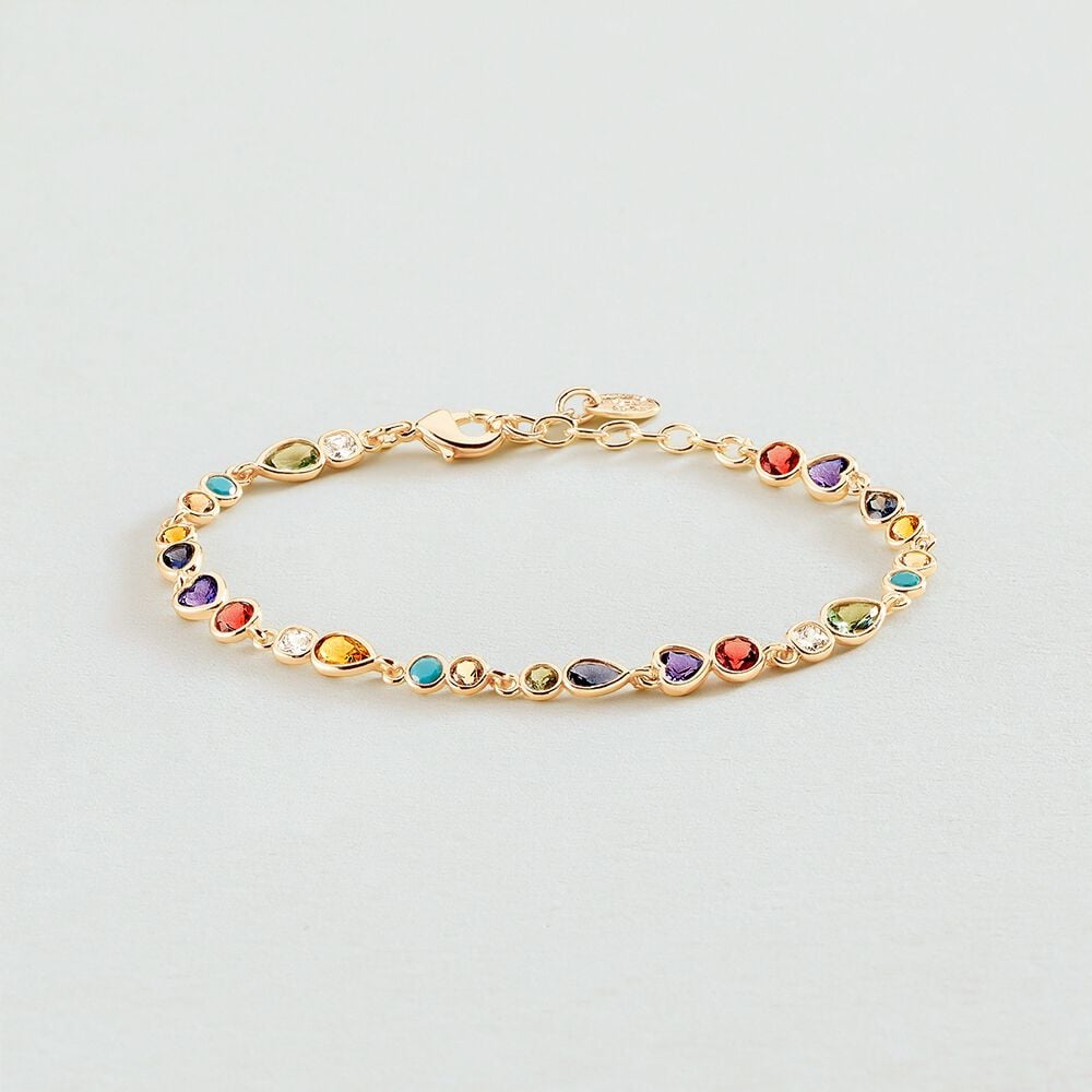 Agatha Bracelet souple CANDY - Multicolore / Doré 02480341-256-TU