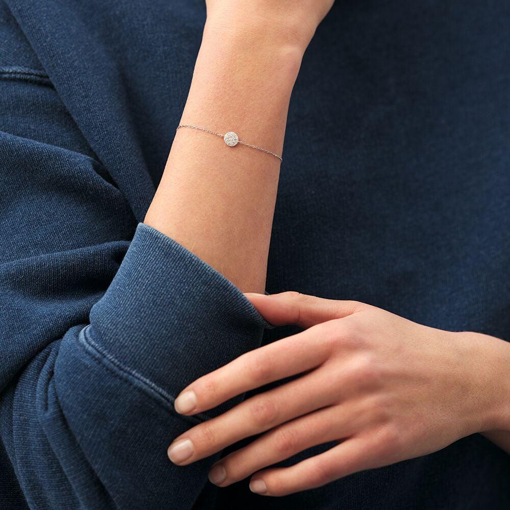 Agatha Bracelet Souple CRYSTAL - Cristal / Argenté 02420784-136-TU