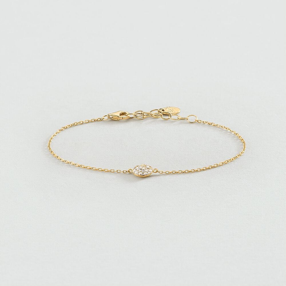 Agatha Bracelet Souple CRYSTAL - Cristal / Doré 02490103-137-TU