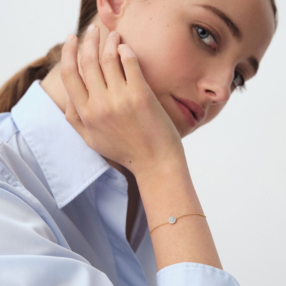 Agatha Bracelet Souple CRYSTAL - Cristal / Doré 02490103-137-TU