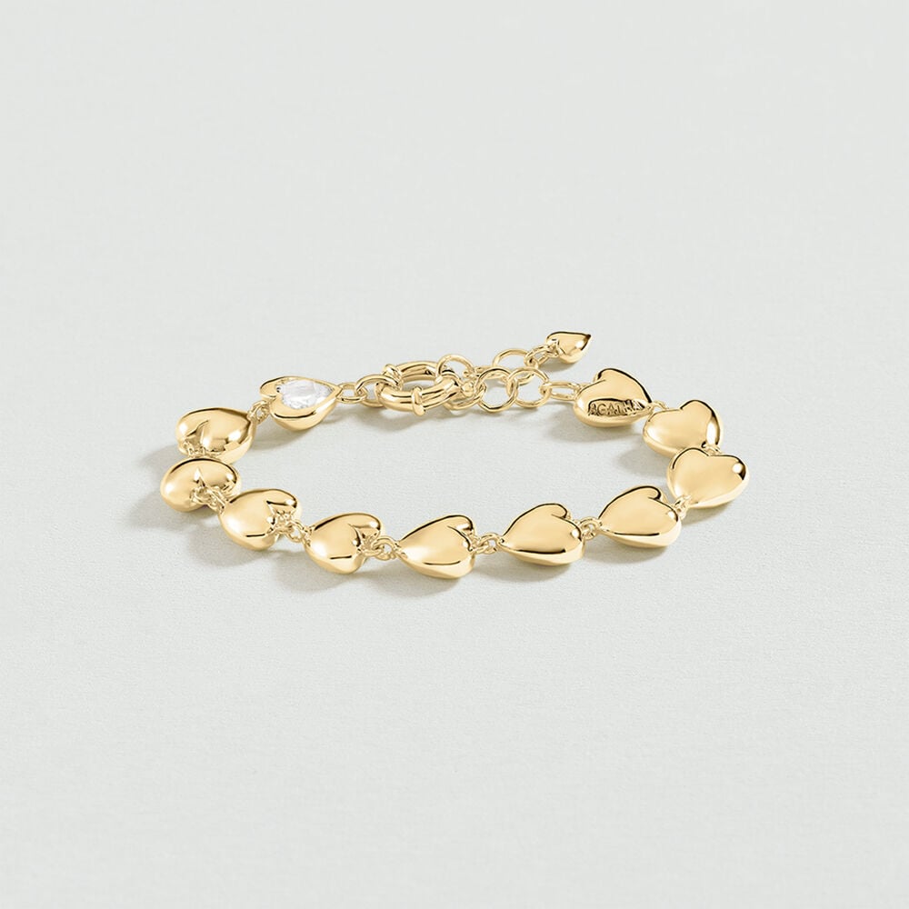 Agatha Bracelet Souple DESIREE - Cristal / Doré 02480352-137-TU