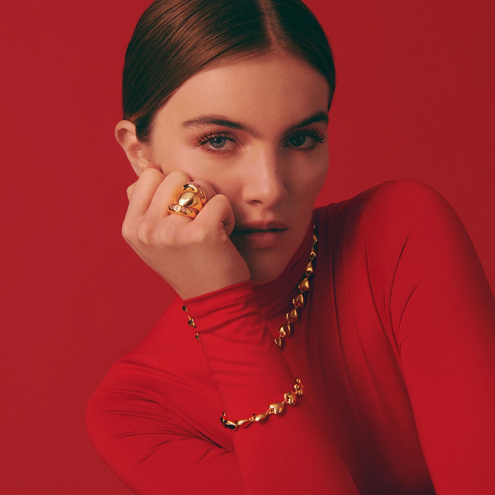 Agatha Bracelet Souple DESIREE - Cristal / Doré 02480352-137-TU