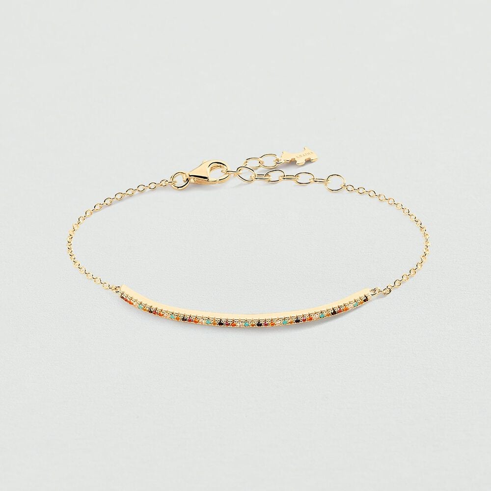 Agatha Bracelet Souple RAINBOW - Multicolore / Doré 02490021-256-TU