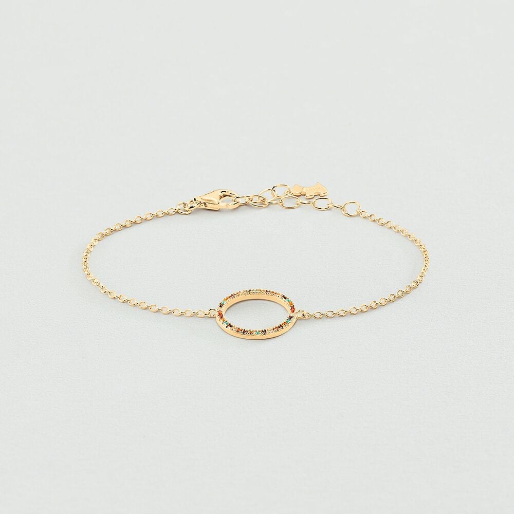 Agatha Bracelet Souple RAINBOW - Multicolore / Doré 02490022-256-TU