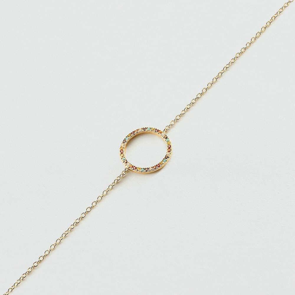 Agatha Bracelet souple RAINBOW - Multicolore / Doré 02490022-256-TU