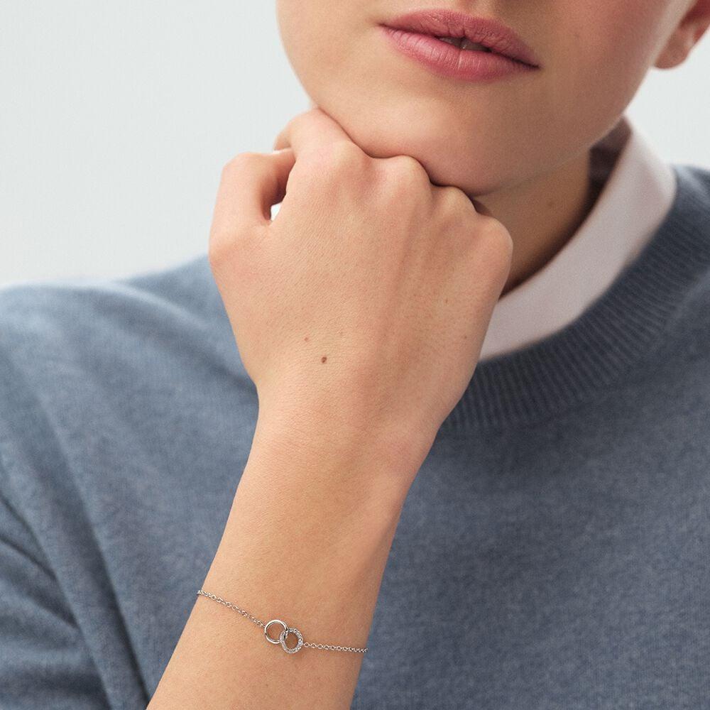 Agatha Bracelet Souple RONDOU - Cristal / Argenté 02420589-136-TU