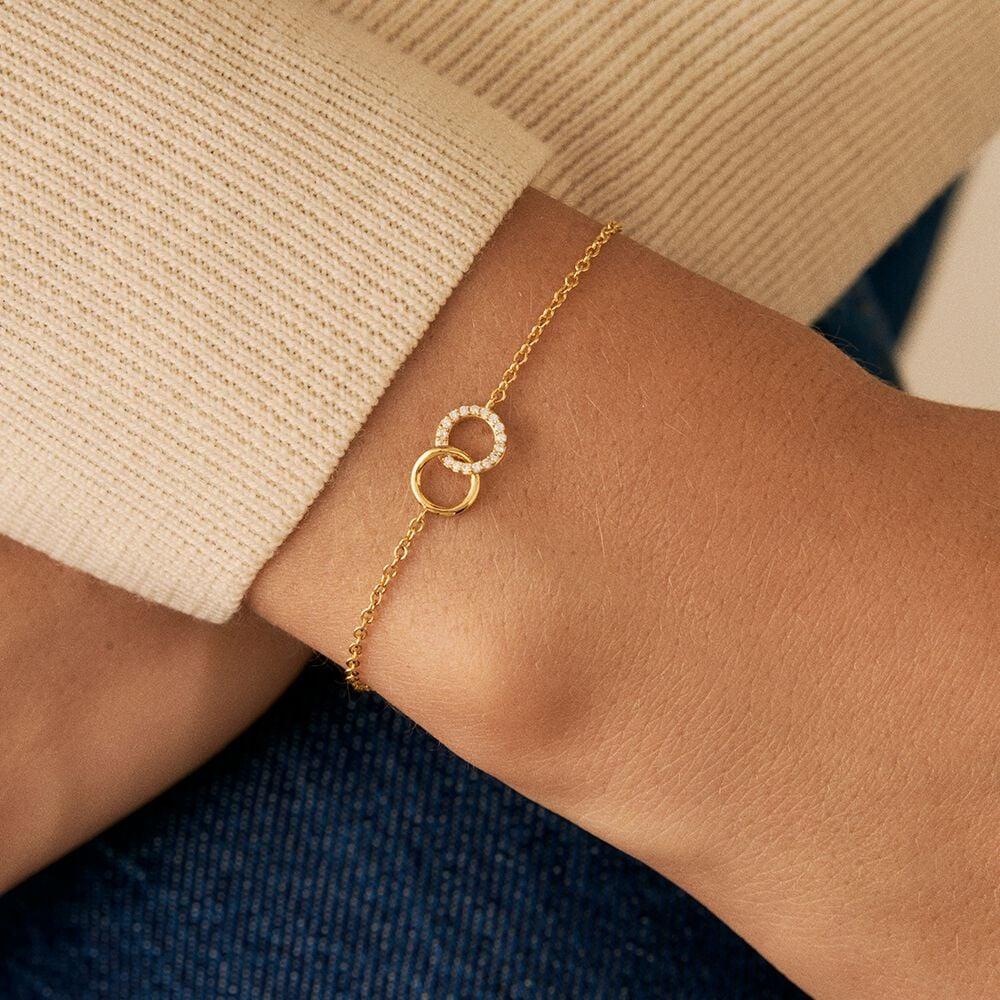 Agatha Bracelet Souple RONDOU - Cristal / Doré 02490032-137-TU