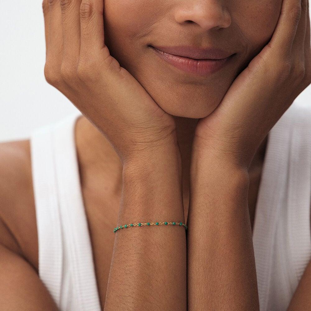 Agatha Bracelet Souple SMARTY - Vert / Doré 02480230-658-TU