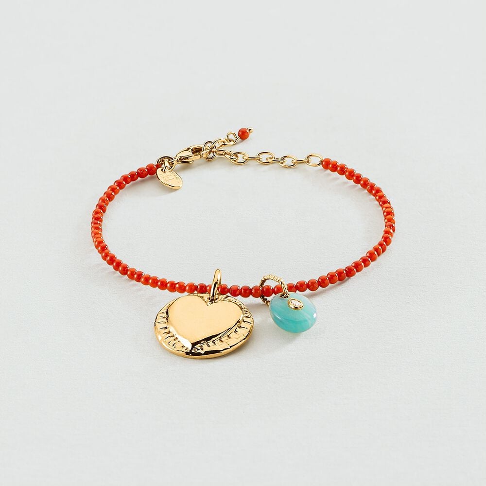 Agatha Bracelet Souple TALISMANS - Corail 02480318-129-TU