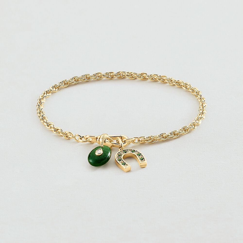 Agatha Bracelet Souple TALISMANS - Doré 02480320-157-TU