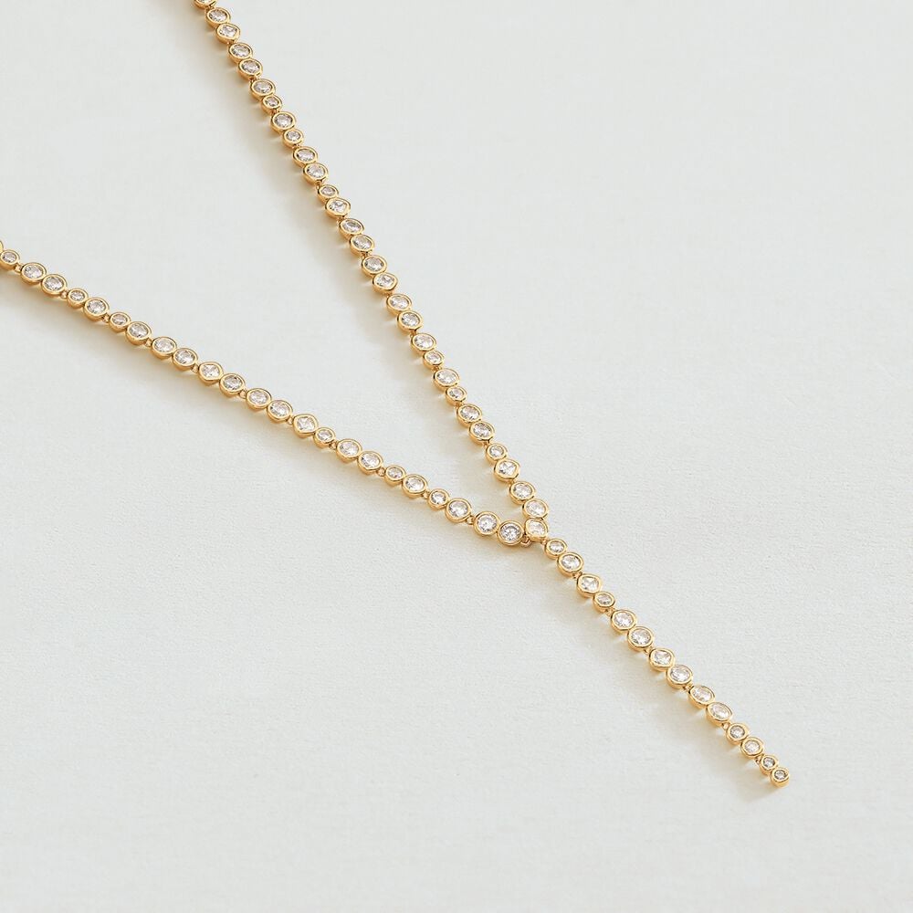 Agatha Collier mi-long ADAMAS - Cristal / Doré 02680307-137-TU