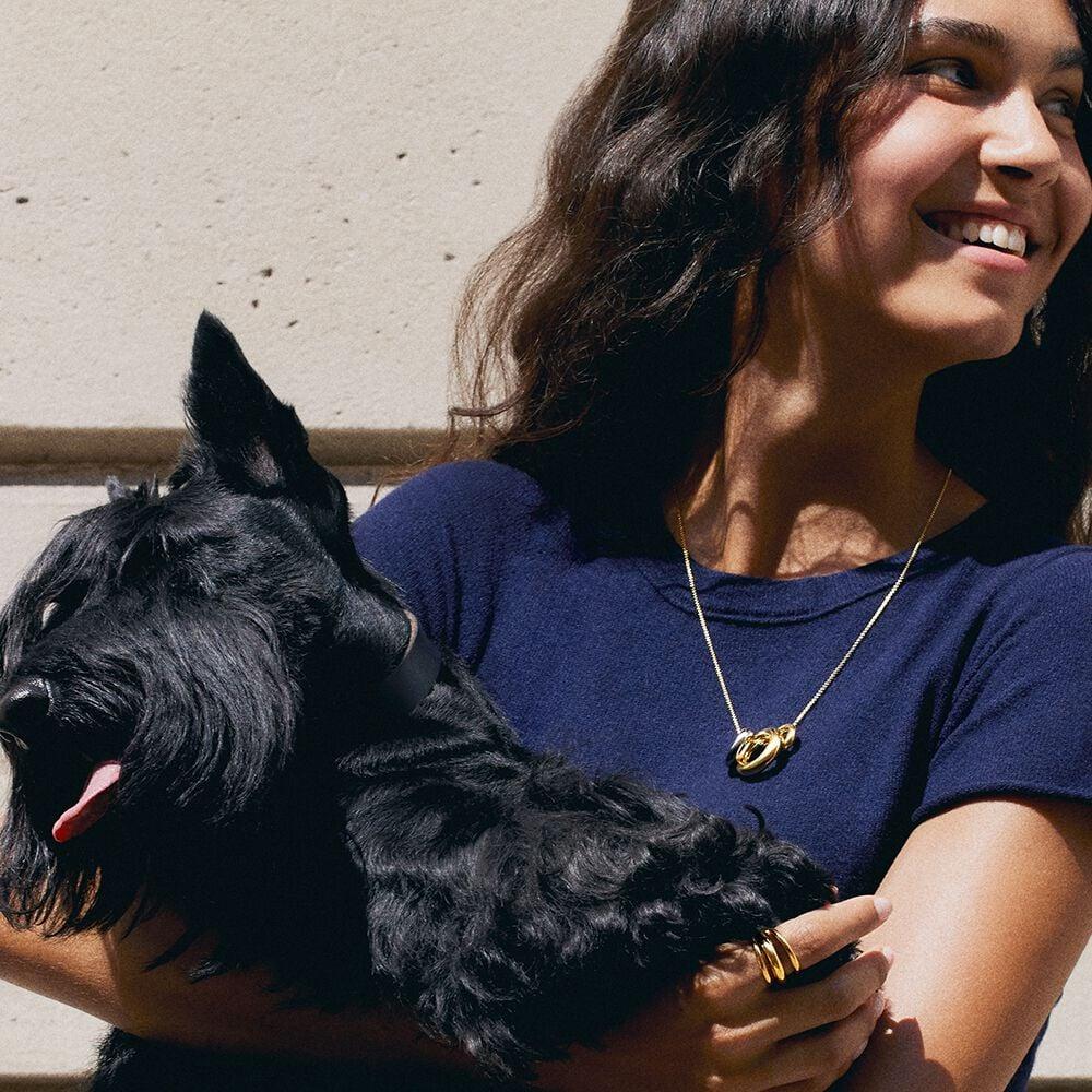 Agatha Collier Mi-long TRIJONC - Doré / Argenté 02690217-113-TU