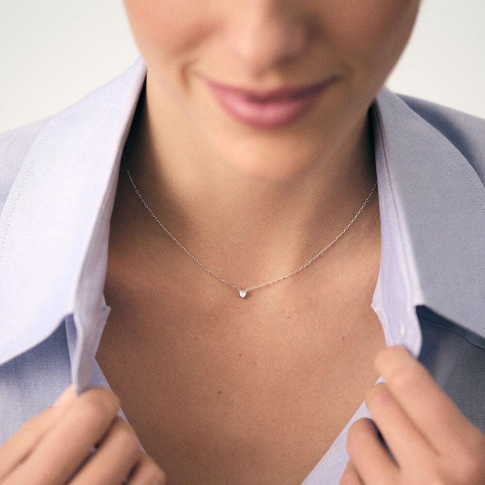 Agatha Collier Ras Du Cou ADOREE - Cristal / Argenté 02620642-136-TU