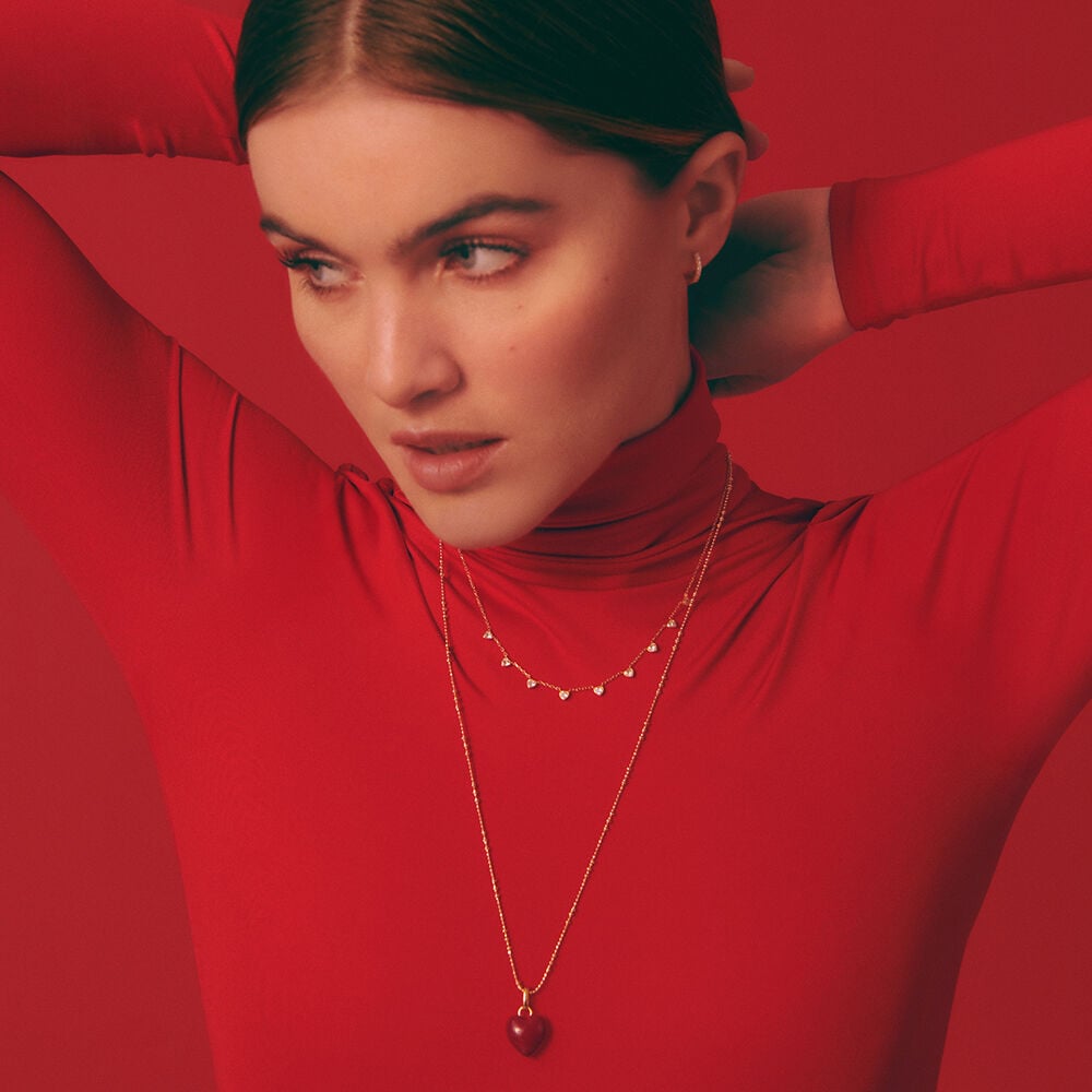 Agatha Collier Ras Du Cou ADOREE - Cristal / Doré 02690225-137-TU