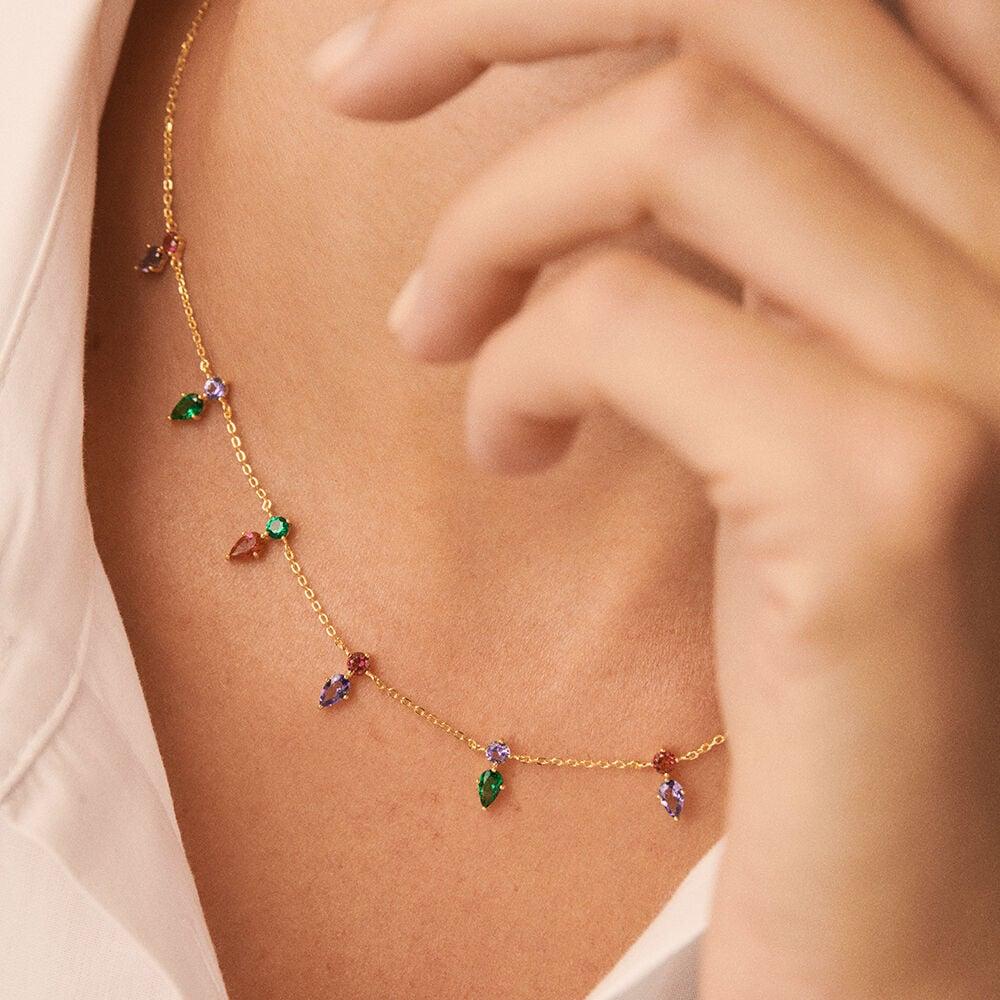 Agatha Collier Ras Du Cou ASTRE - Multicolore / Doré 02690122-256-TU