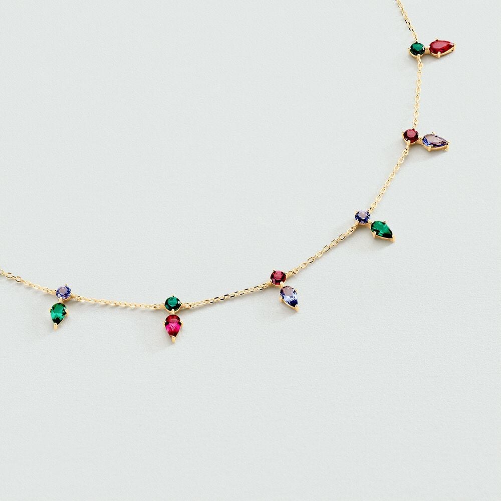 Agatha Collier ras du cou ASTRE - Multicolore / Doré 02690122-256-TU