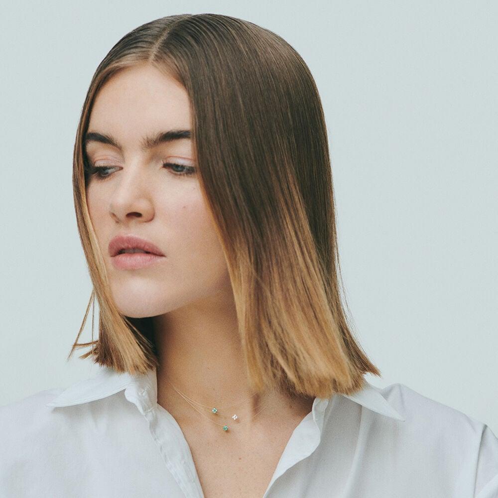 Agatha Collier Ras Du Cou BELOVED - Cristal / Argenté 02620639-136-TU