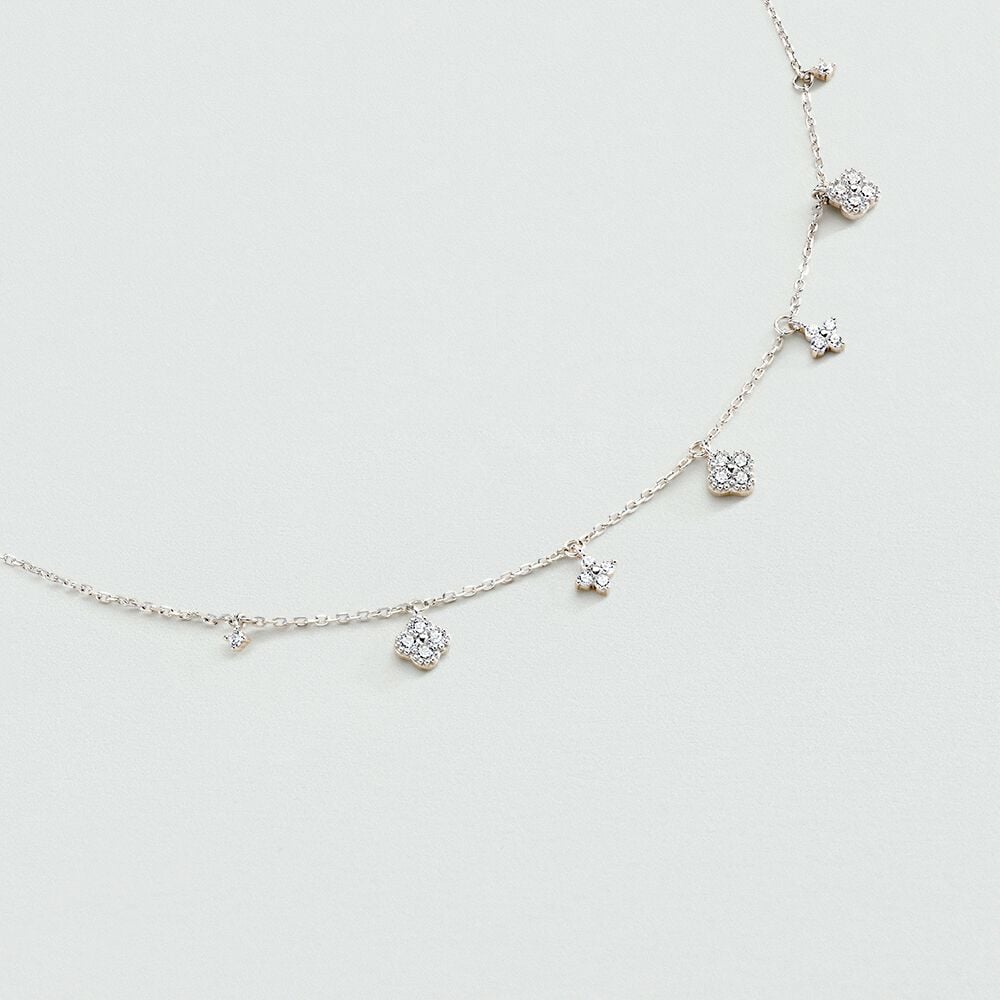 Agatha Collier ras du cou BELOVED - Cristal / Argenté 02620946-136-TU