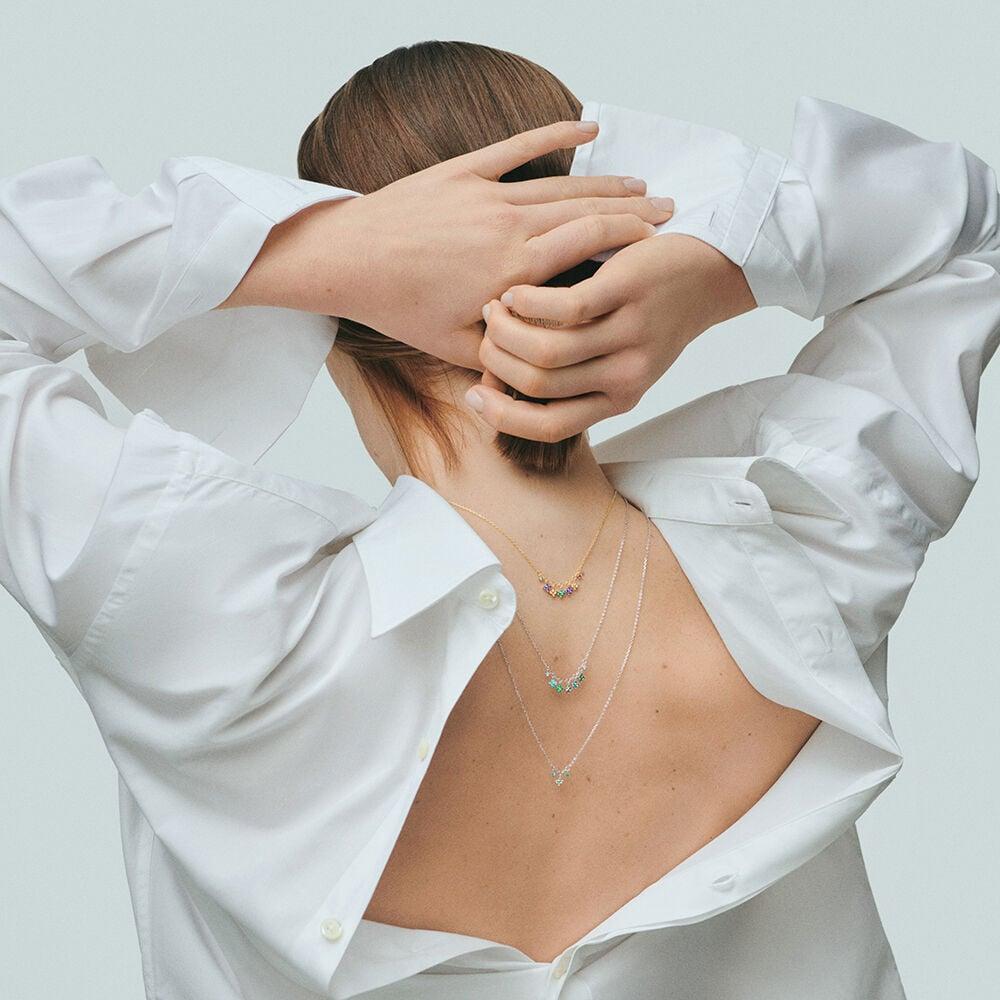 Agatha Collier Ras Du Cou BELOVED - Multicolore / Argenté 02620641-255-TU