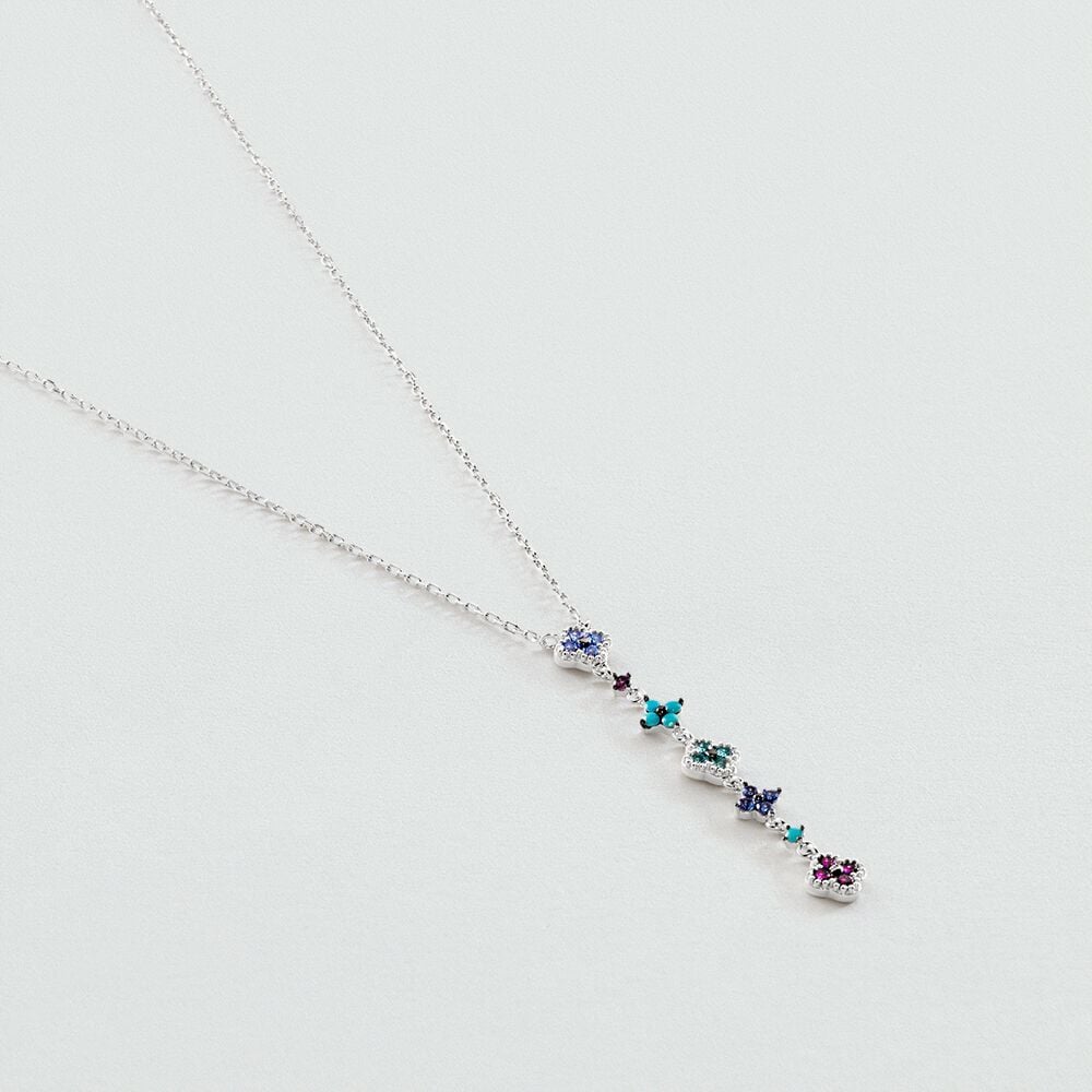 Agatha Collier ras du cou BELOVED - Multicolore / Argenté 02620626-255-TU