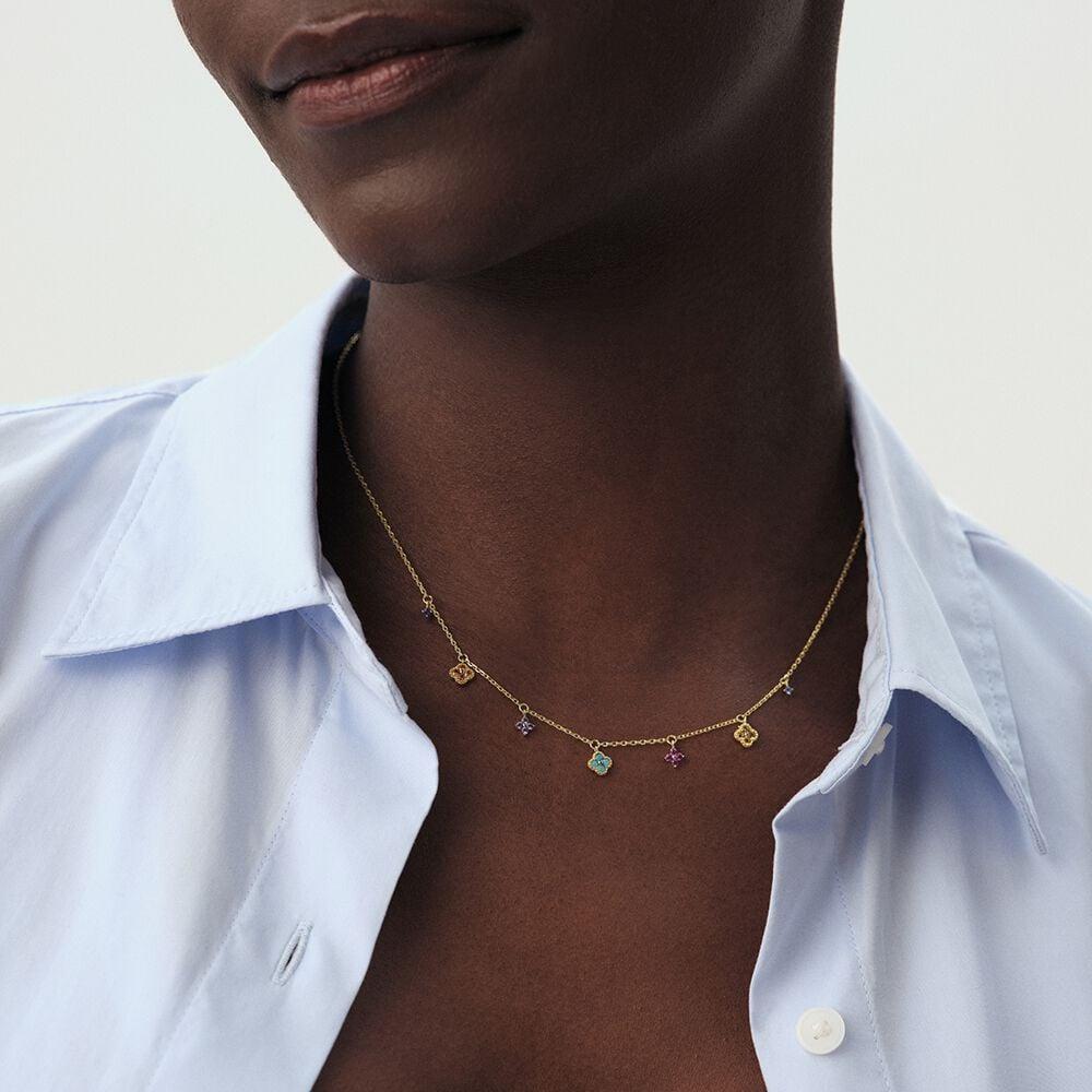 Agatha Collier Ras Du Cou BELOVED - Multicolore / Doré 02690127-256-TU