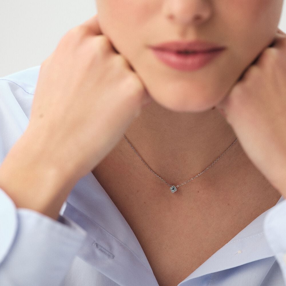 Agatha Collier Ras Du Cou BELOVED - Turquoise / Argenté 02620945-650-TU