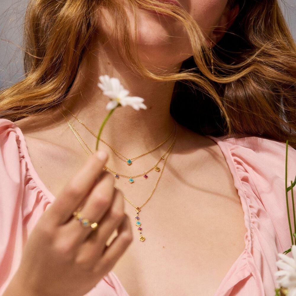 Agatha Collier Ras Du Cou BELOVED - Turquoise / Doré 02690126-731-TU