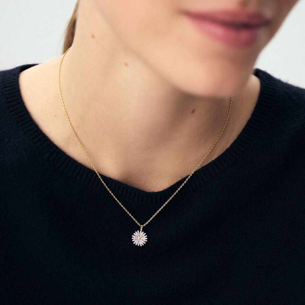 Agatha Collier Ras Du Cou BLOSSOM - Cristal / Doré 02680220-137-TU