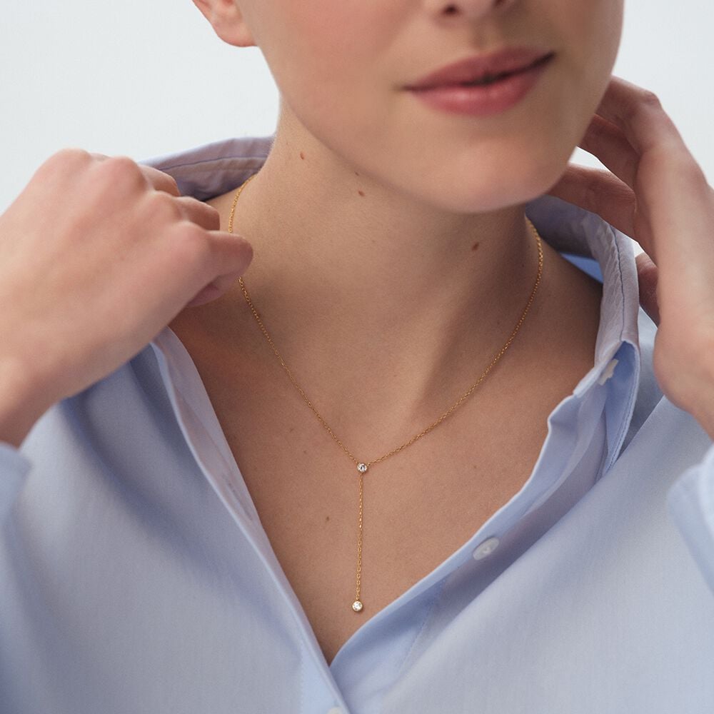 Agatha Collier Ras Du Cou BRILLANT - Cristal / Doré 02690210-137-TU