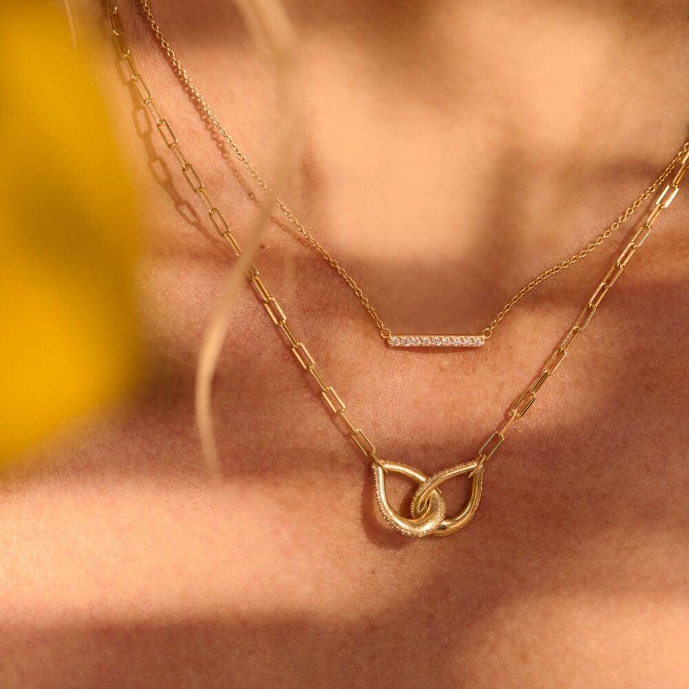 Agatha Collier Ras Du Cou GEMINI - Cristal / Doré 02690138-137-TU