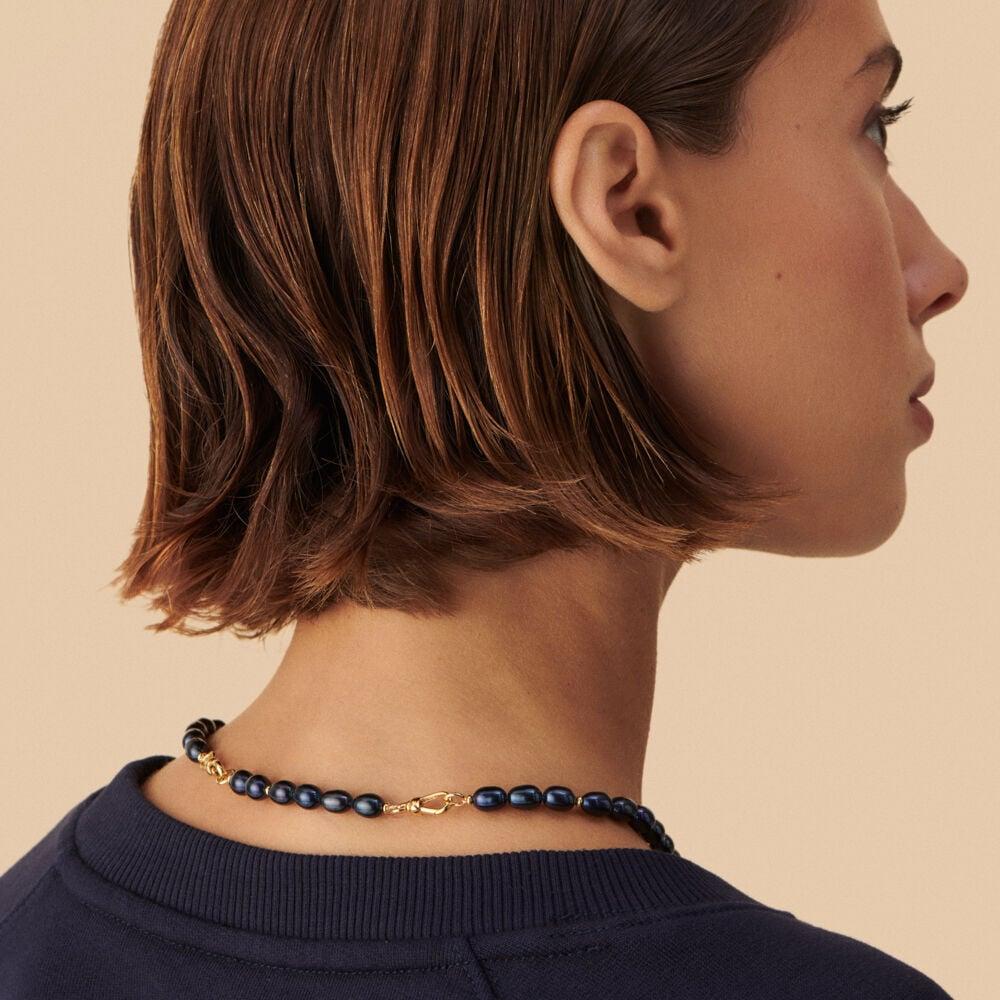 Agatha Collier Ras Du Cou MARGAUX - Noir / Doré 02680401-270-TU